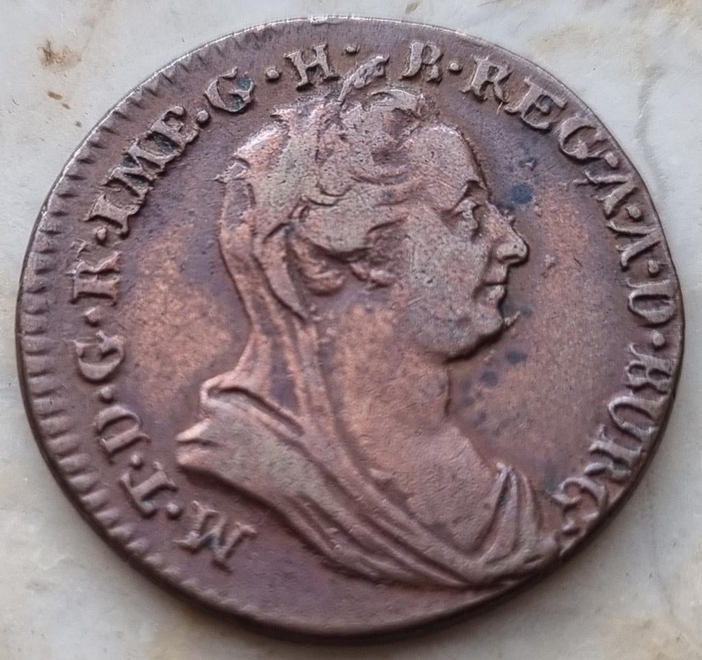 Liard 1778 (Brussel) Maria Theresia, Postzegels en Munten, Munten | België, Ophalen of Verzenden, Losse munt