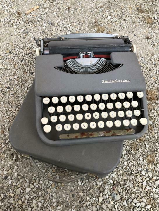 Machine à écrire Smith-Corona Skiriter 1950, Antiquités & Art, Enlèvement ou Envoi