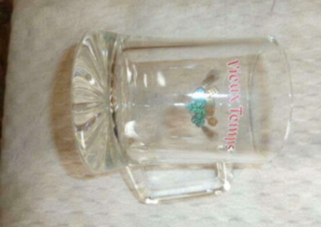 #E bier glas / pul VIEUX TEMPS Brij Grade Mont Saint Guibert, Enlèvement ou Envoi, Utilisé, Verre à bière