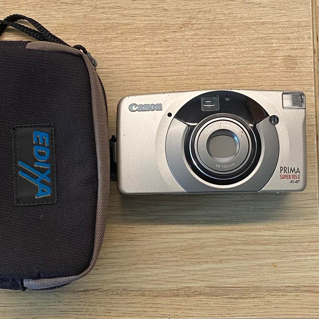 Canon Prima Super 105X, point & shoot* perfecte staat, Audio, Tv en Foto, Ophalen of Verzenden, Zo goed als nieuw, Compact, Canon