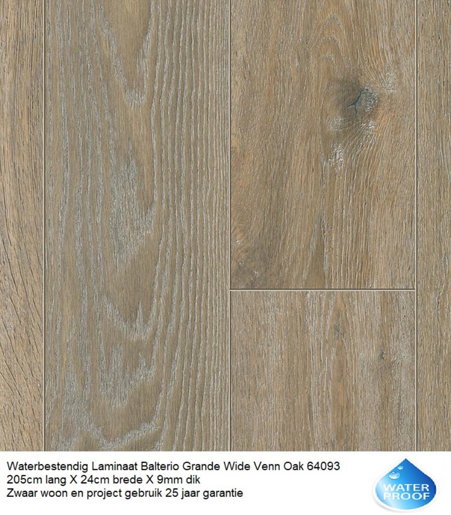 Waterbestendig Laminaat Venn Eik 64033 9mm dikTop kwaliteit, Neuf, Aggloméré, Enlèvement ou Envoi, Brun