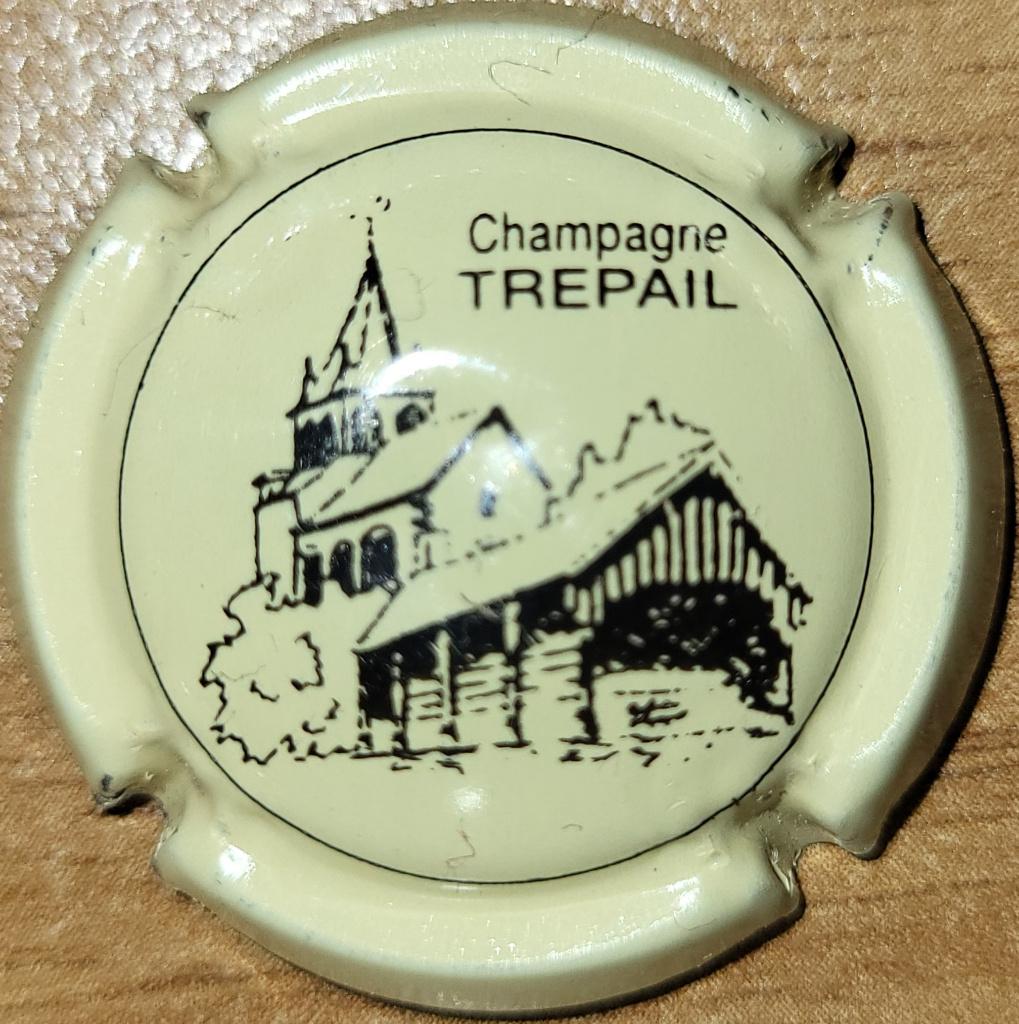 Capsule Champagne TREPAIL crème/noir nr.06, Ophalen of Verzenden, Nieuw, Frankrijk, Champagne