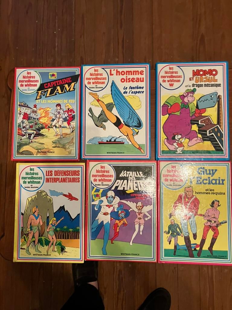 6 livres whitman capitaine Flam bataille des planètes, Enlèvement ou Envoi, Comme neuf