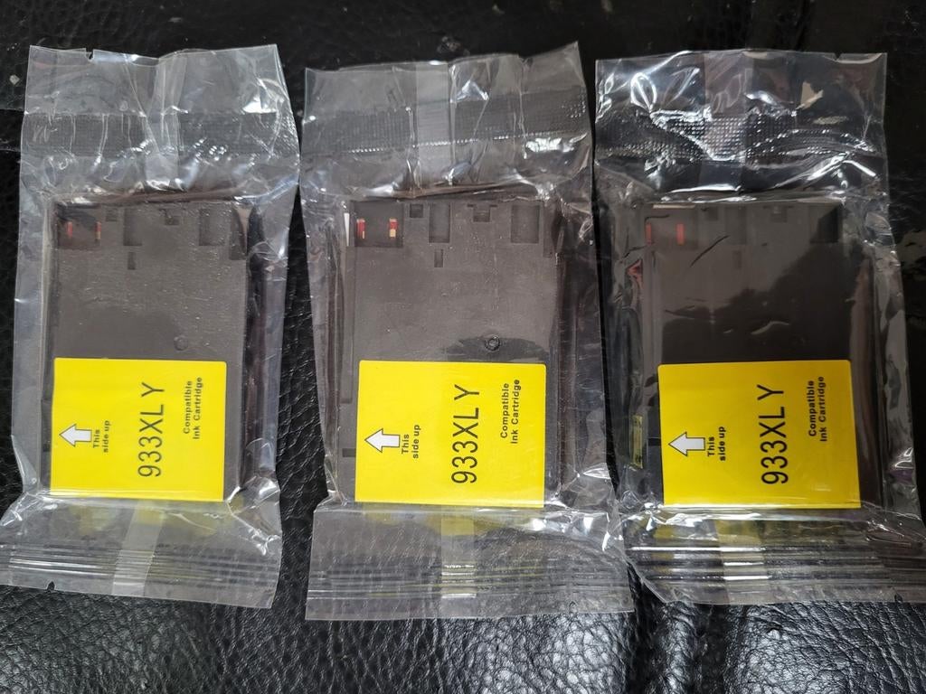 HP933XL gele inktpatronen (huismerk), Computers en Software, Verzenden, Nieuw