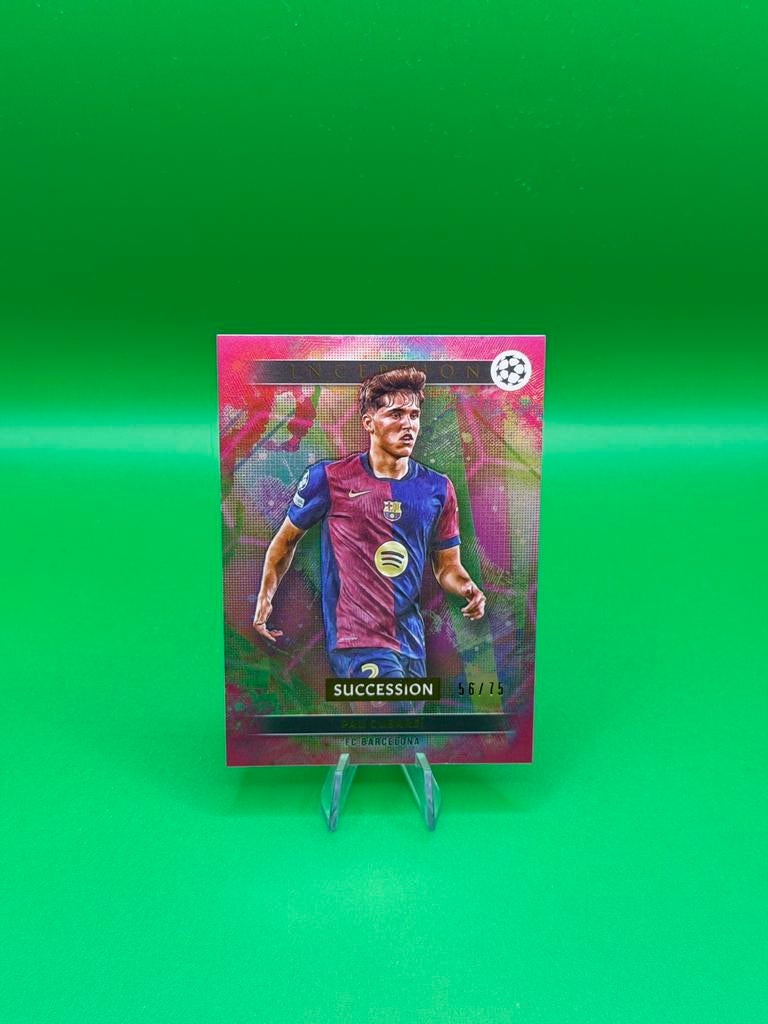 2024-25 Topps Inception Succession Pau Cubarsi 56/75 #48, Collections, Enlèvement ou Envoi, Comme neuf