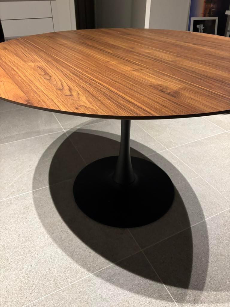 Ronde tafel 120cm, Huis en Inrichting, Tafels | Eettafels, Ophalen, Rond, Zo goed als nieuw, 100 tot 150 cm