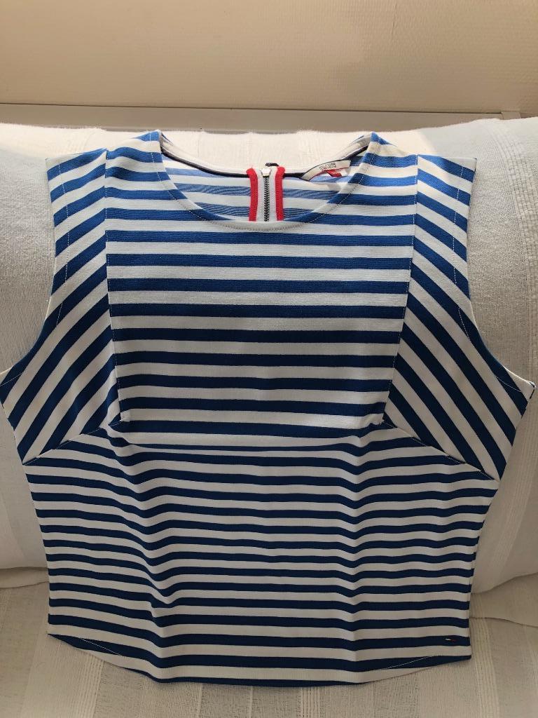 HILFIGER dames t-shirt (M) Nieuw, Maat 38/40 (M), Blauw, Nieuw, Ophalen of Verzenden