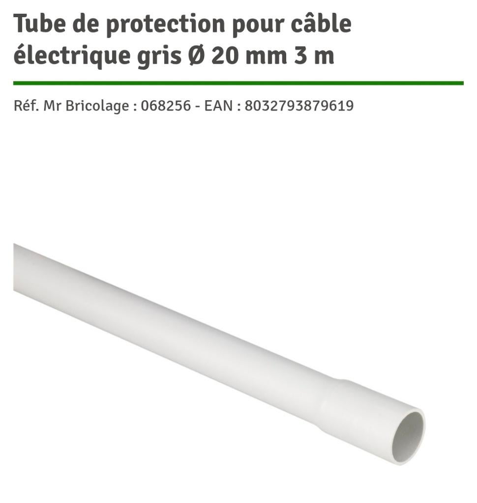 Tube de protection câble électrique, Bricolage & Construction, Enlèvement, Neuf