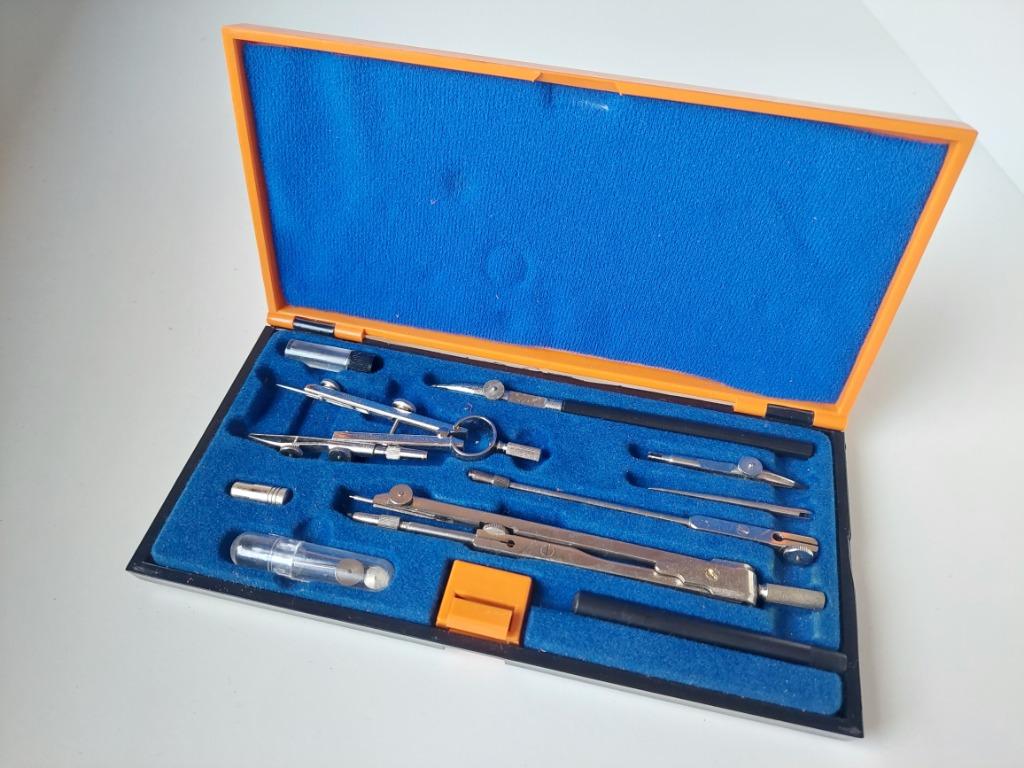 Uitgebreide passer set - g.i.b. quality, Antiek en Kunst, Ophalen of Verzenden