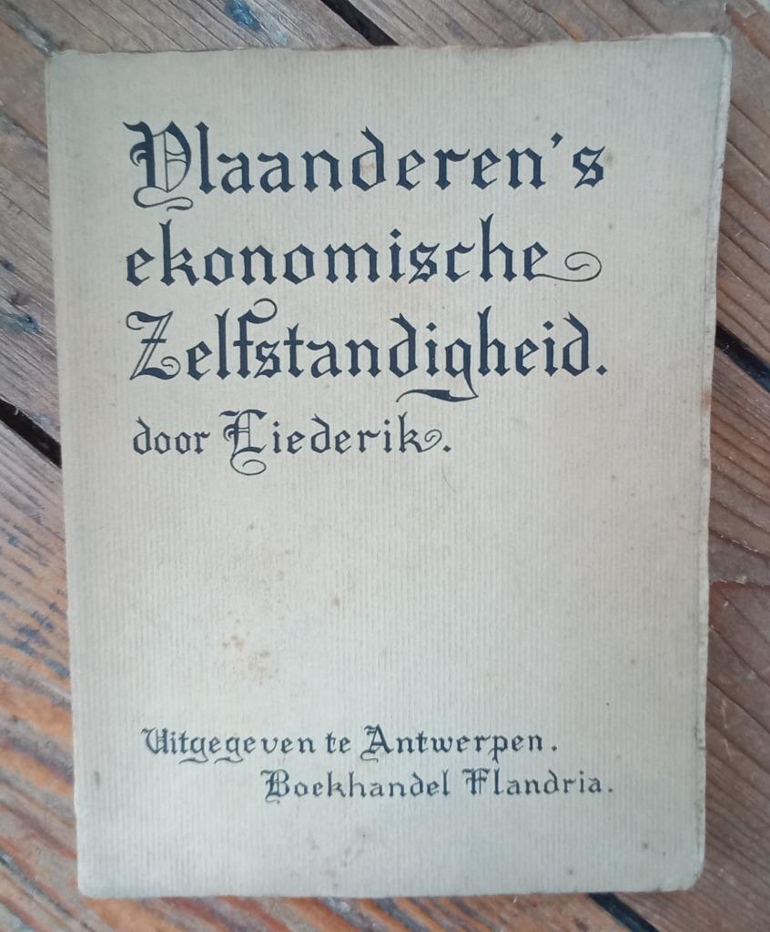 Liederik Vlaanderens ekonomische zelfstandigheid 1917, Boeken, Verzenden