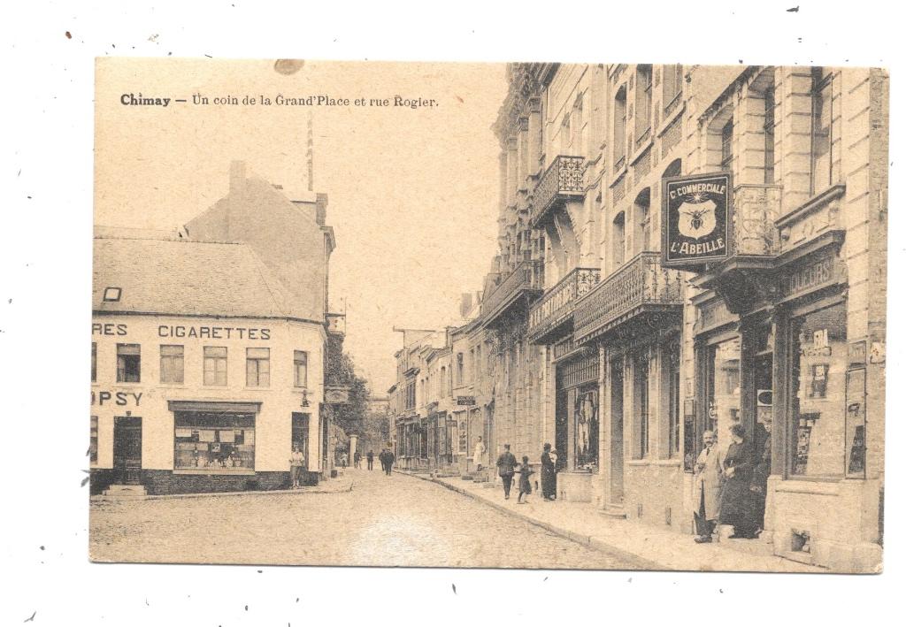 Chimay NA93: Un coin de la Grand'Place..., Collections, Envoi, 1920 à 1940, Non affranchie, Hainaut