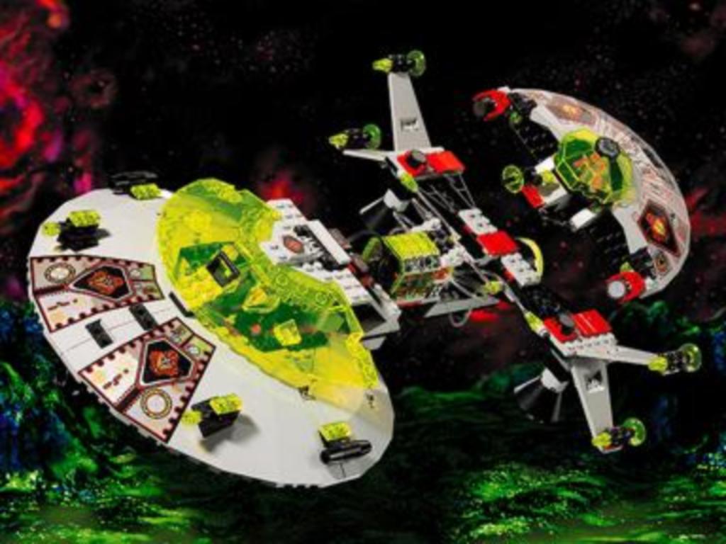 LEGO Space UFO U.F.O. 6979 Interstellar Starfighter, Ophalen of Verzenden, Zo goed als nieuw, Complete set, Lego