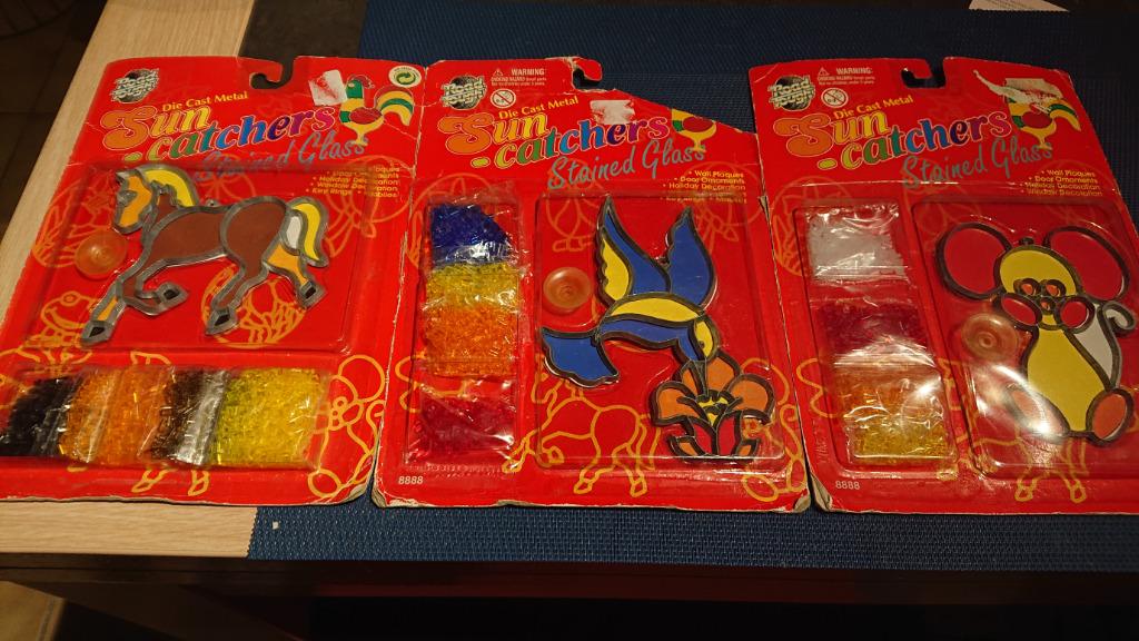 VIEUX VITRAUX DE SUNCATCHERS EN MÉTAL MOULÉ SOUS PRESSION, Enlèvement ou Envoi, Neuf