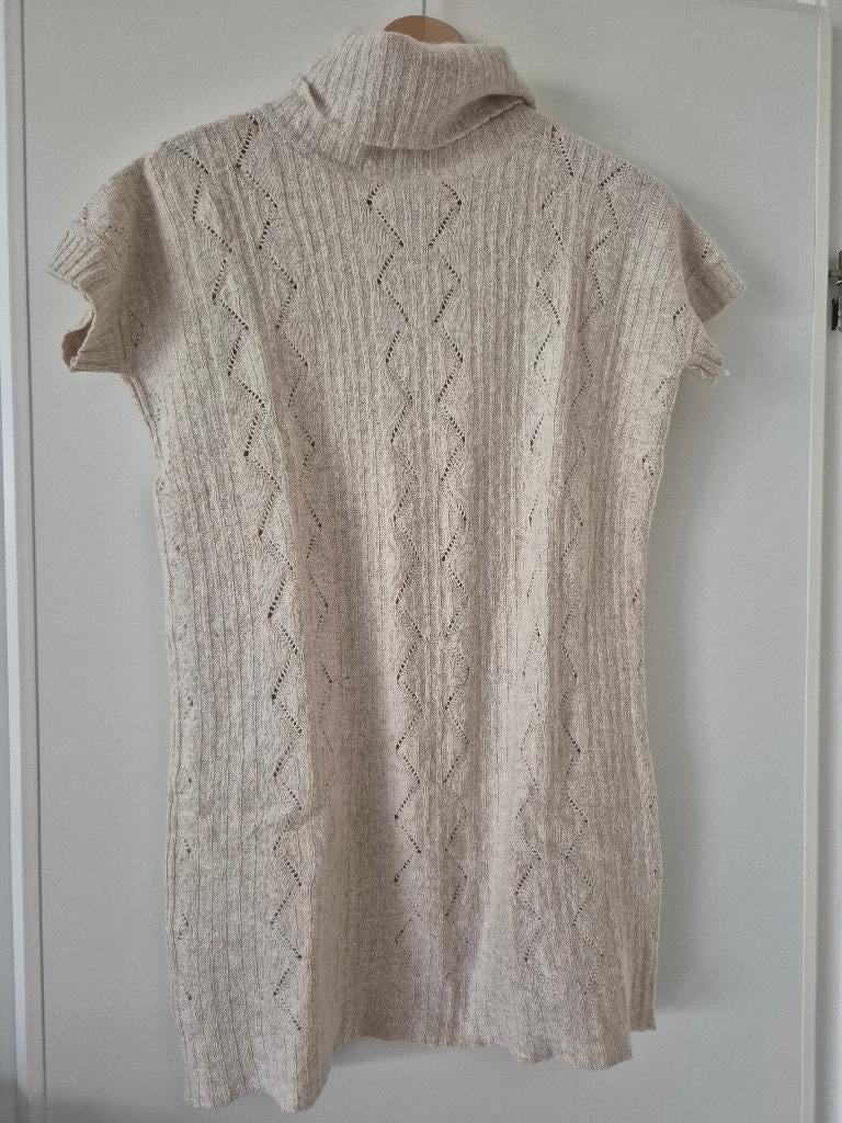Olsen trui/ tuniek/ jurkje met col beige maat s/ m, Kleding | Dames, Truien en Vesten, Zo goed als nieuw, Maat 38/40 (M), Beige