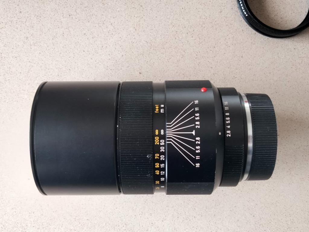 Leica Elmarit R 180/2.8, Audio, Tv en Foto, Fotocamera's Analoog, Ophalen, Leica
