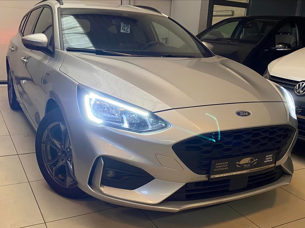 Ford Focus ST 1.5 TDCI Break NAVI/CARPLAY/JANTES/CAMERA/GARA, Focus, USB, 5 deurs, Zilver of Grijs