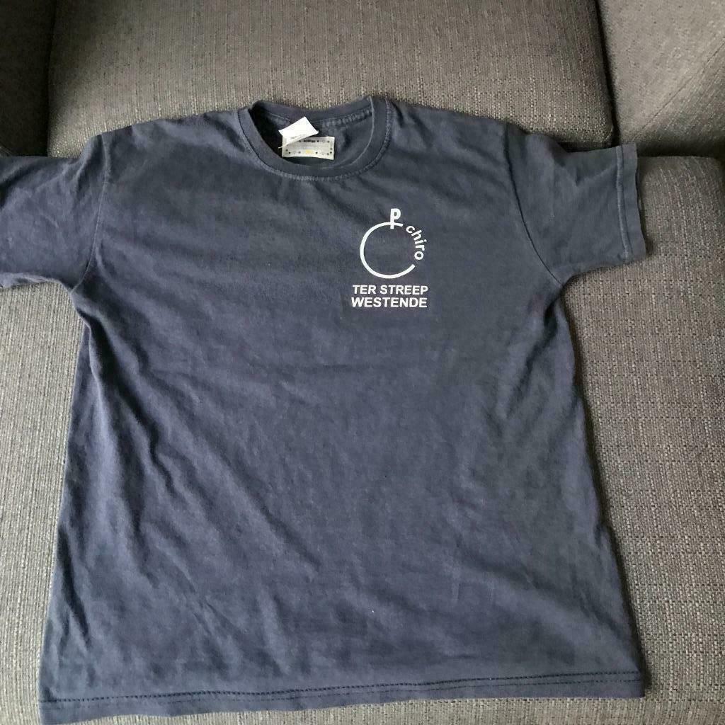 T-shirt Chiro Westende "Ter Streep" 9/11 jaar, Jongen of Meisje, Ophalen of Verzenden, Zo goed als nieuw, Chiro