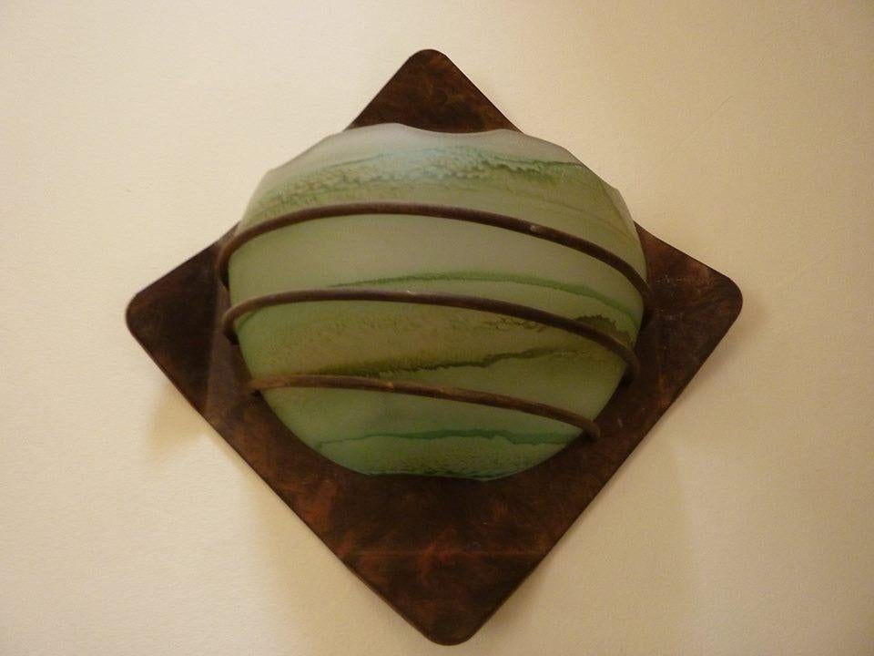 Muurlamp van DEA, Ophalen, Gebruikt, Glas