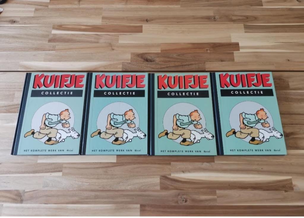 Kuifje "De collectie" 1992 4 stuks, Verzamelen, Ophalen of Verzenden, Kuifje, Zo goed als nieuw, Boek of Spel