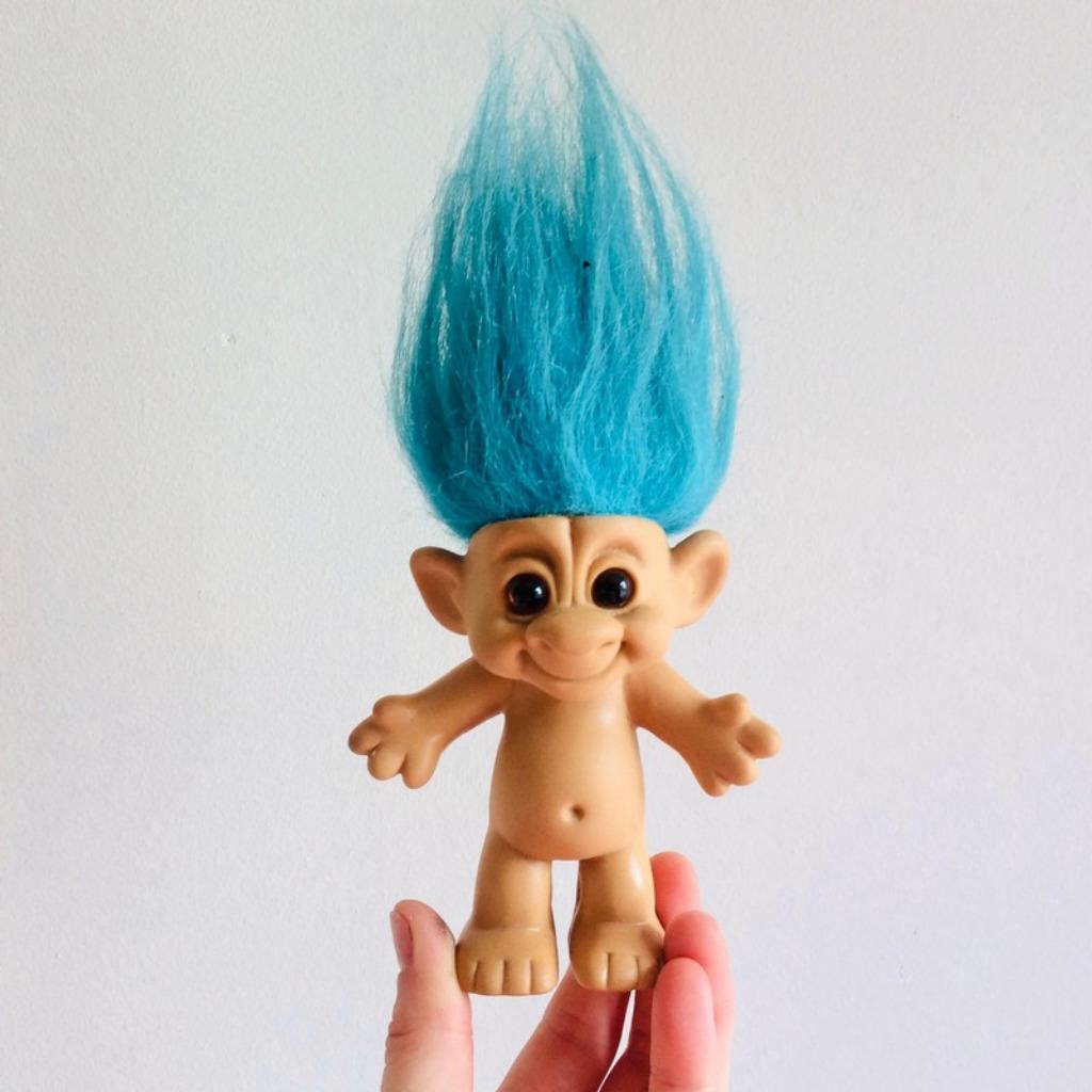 VINTAGE FOREST TROLL, Kinderen en Baby's, Speelgoed | Poppen, Ophalen of Verzenden