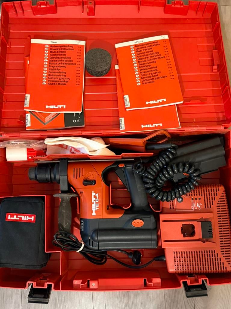 Hilti te-6a in nieuwstaat, Doe-het-zelf en Bouw, Ophalen of Verzenden, Zo goed als nieuw