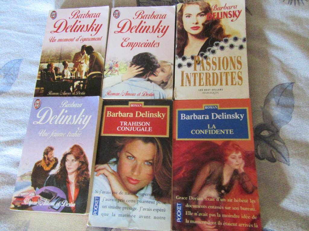 E 3 romans de Barbara Delinsky, Livres, Enlèvement, Utilisé