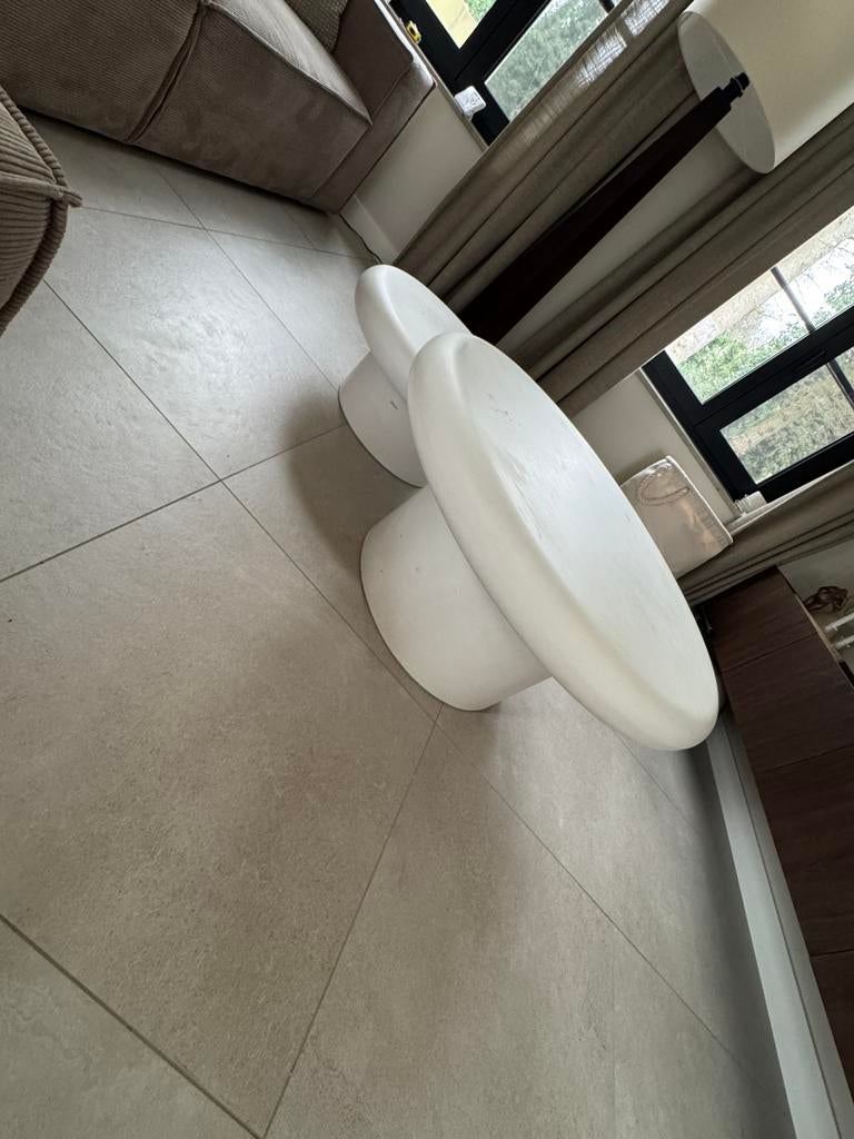 Salontafel addaia kave home, Japandi, Moins de 50 cm, Rond, 50 à 100 cm