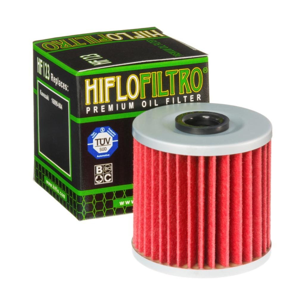 PROMO -66% - Oliefilter Hiflofiltro - HF123 - Kawasaki, Motoren, Onderdelen | Kawasaki, Nieuw, Ophalen of Verzenden