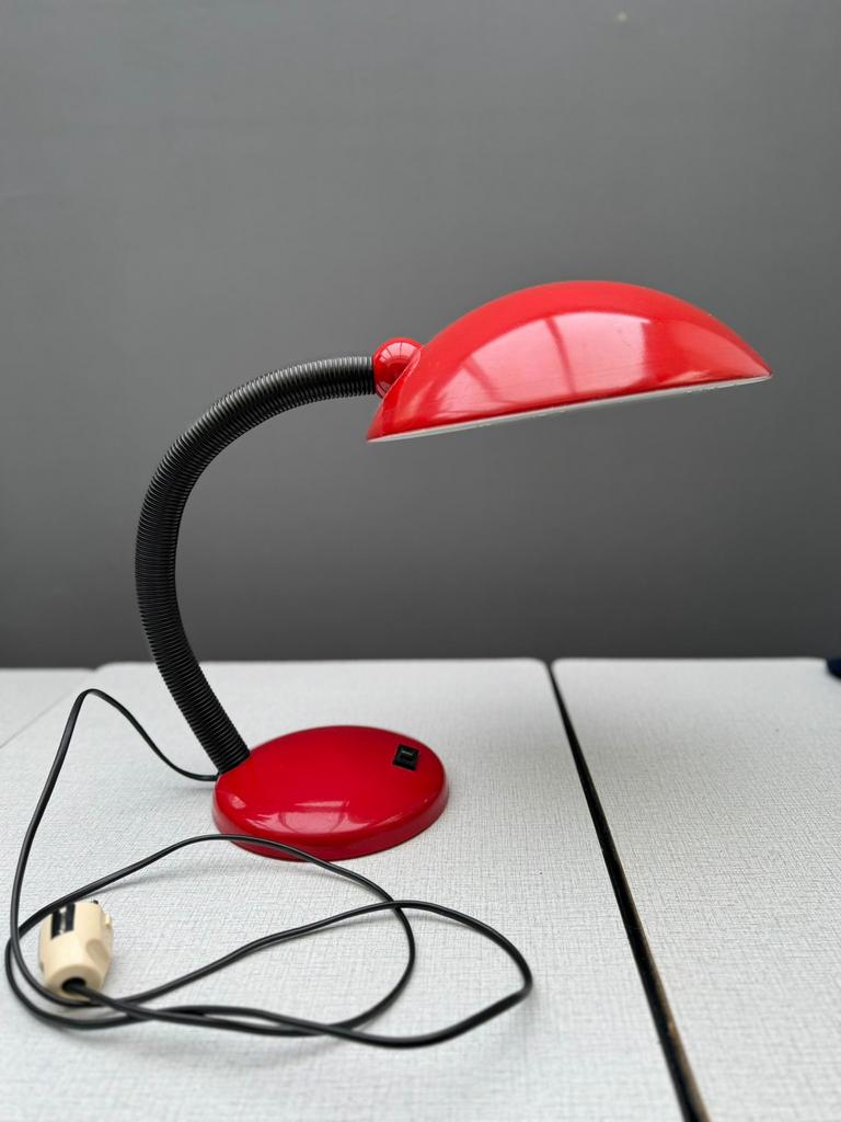 Lampe de bureau UFO Space Age, Moins de 50 cm, Enlèvement ou Envoi, Métal, Utilisé