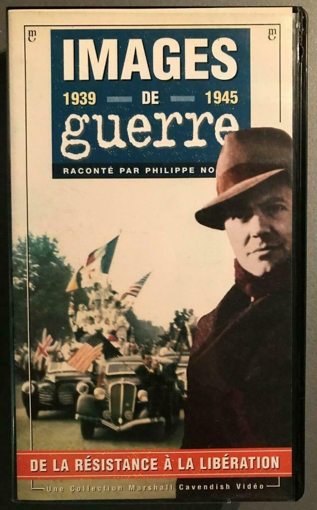 VHS  Images de guerre 39-45 N°18 raconté par Philippe Noiret, Enlèvement ou Envoi, Utilisé, Documentaire