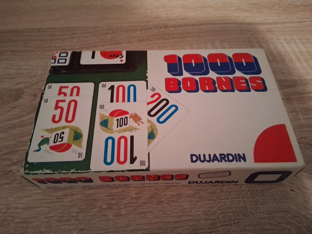 Jeu de société 1000 bornes, Hobby & Loisirs créatifs, Cinq joueurs ou plus, Enlèvement ou Envoi, Comme neuf, Overig