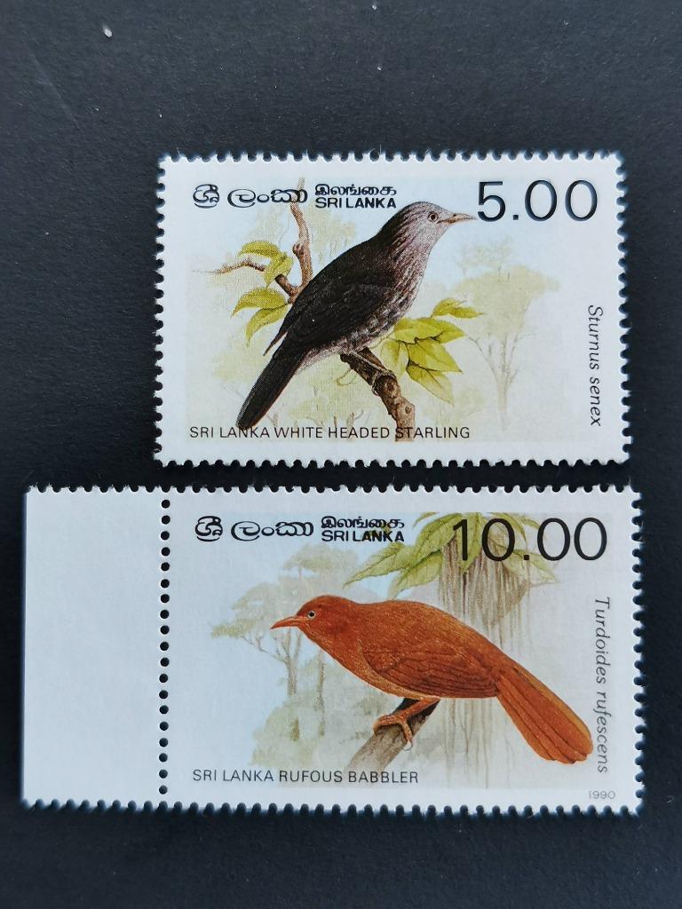 Sri Lanka 1987 - vogels **, Ophalen of Verzenden, Postfris, Zuid-Azië