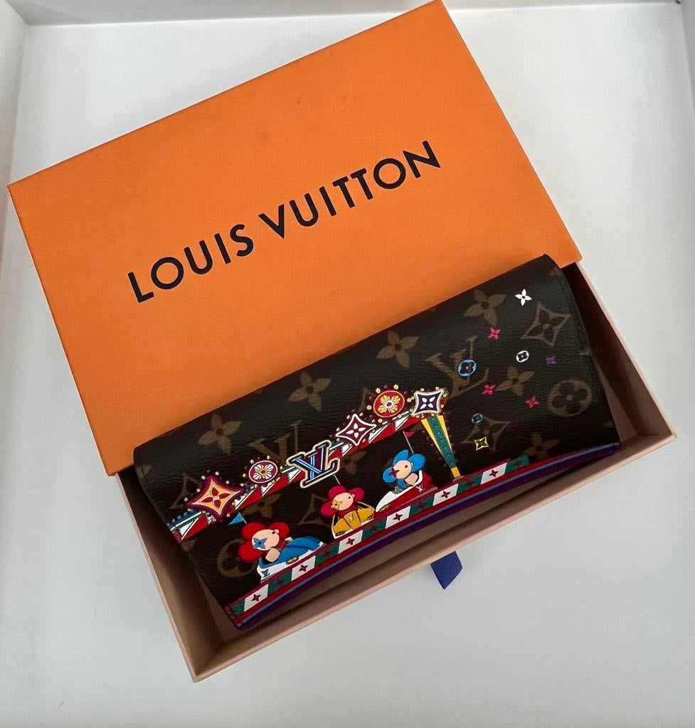 Portefeuille Louis Vuitton authentique en édition limitée, Bijoux, Sacs & Beauté, Porte-monnaie & Portefeuilles, Enlèvement, Cuir