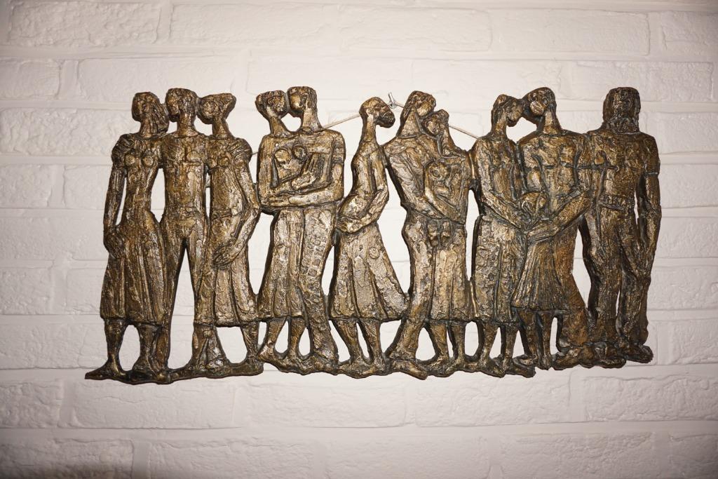 muurdecoratie "familie" - 60 cm x 30 cm, Ophalen of Verzenden