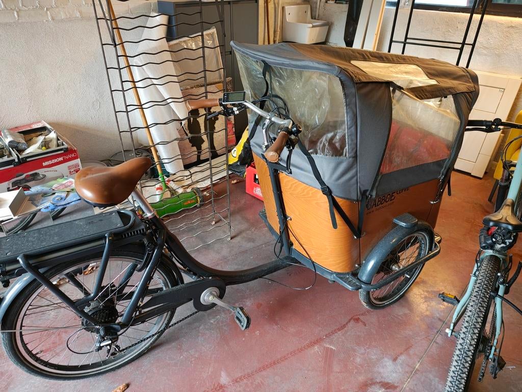Elektrische bakfiets babboe, Ophalen