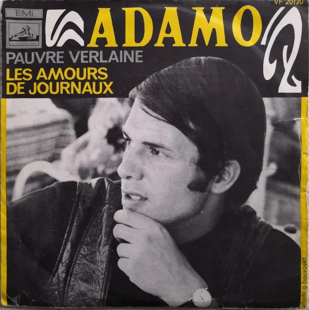 ADAMO - Pauvre Verlaine (single), Gebruikt, 7 inch, Single, Ophalen of Verzenden