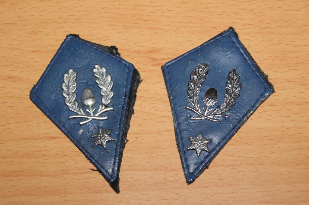 Paire de coins de col veste garde champetre belge, Collections, Envoi, Autres, Vêtements ou Chaussures