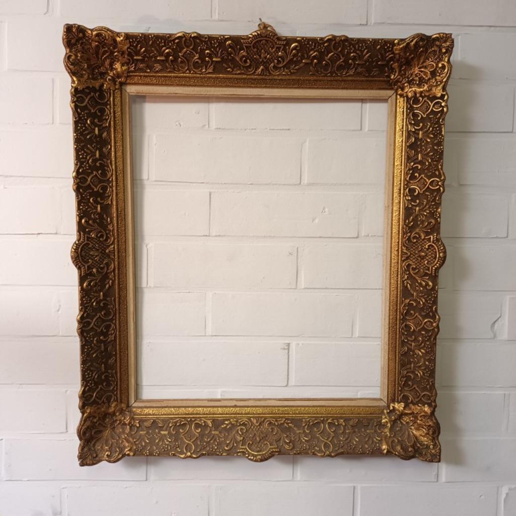 Prachtig houten kader buitenmt 79x69cm - binnenmt 60x50cm, Enlèvement