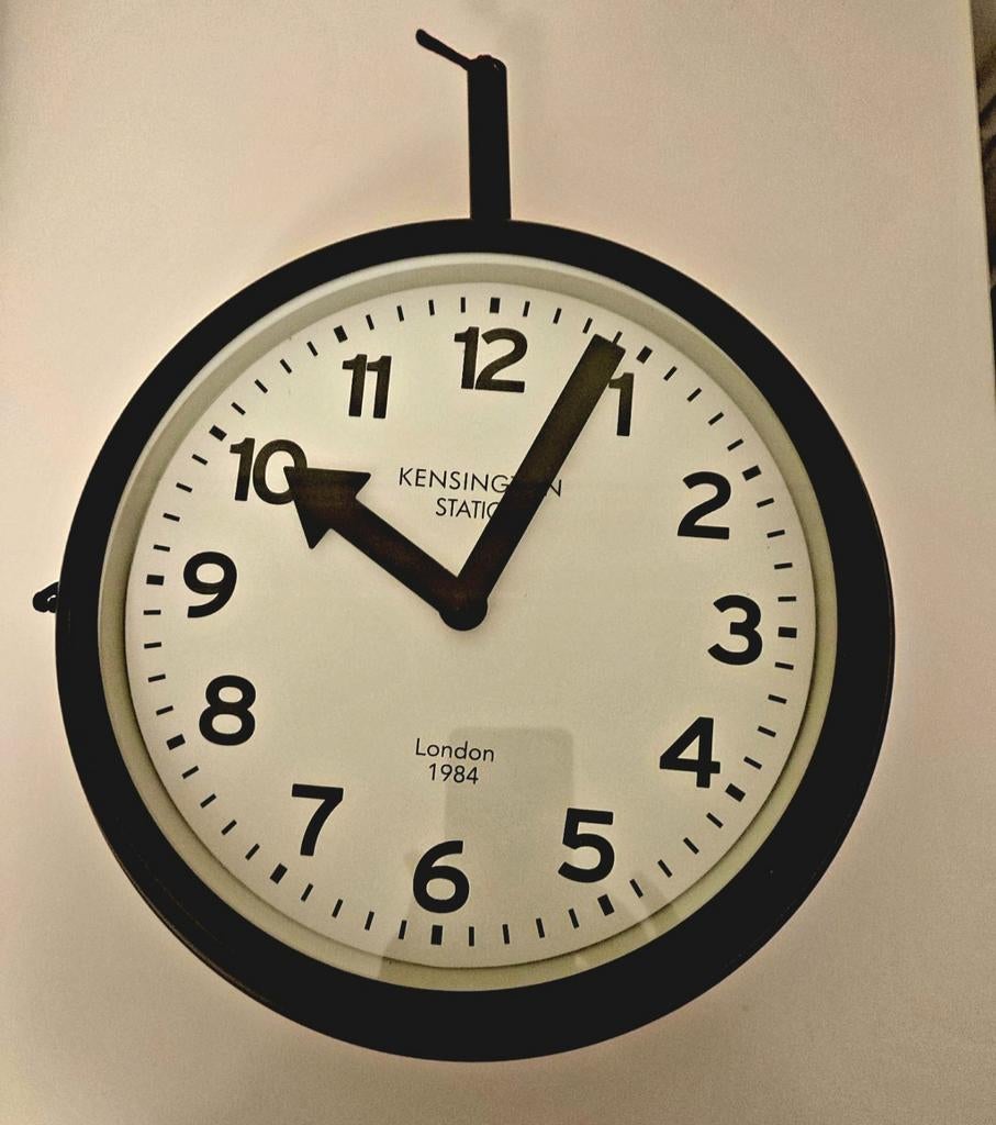 Jolie horloge vintage 36cm 2 faces, Ophalen of Verzenden, Zo goed als nieuw, Analoog, Staande klok