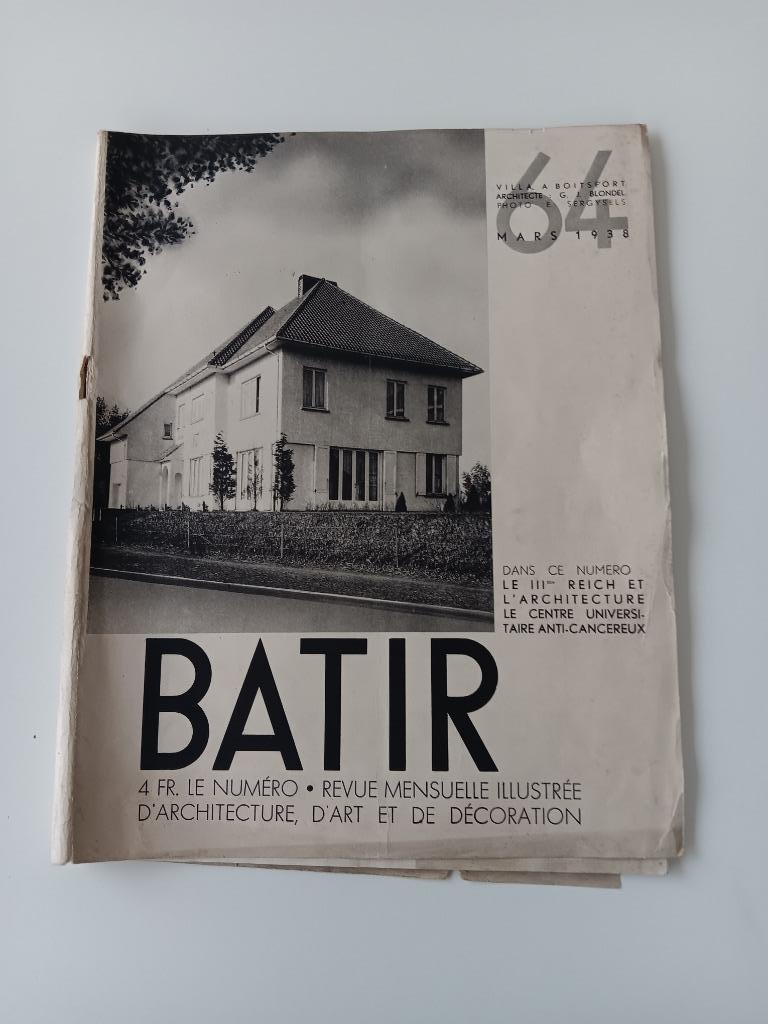 Magazine Batir 1938 Numéro 64, Enlèvement ou Envoi, 1920 à 1940, Journal ou Magazine