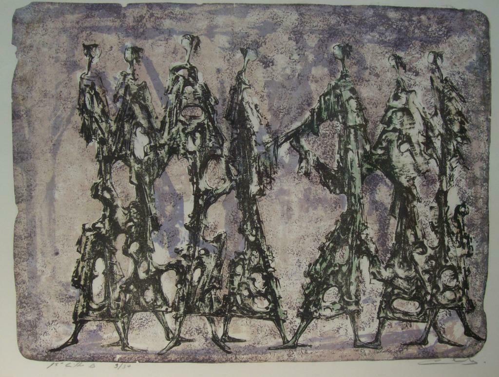 "75 Litho B" - Remy Cornelissen, Antiek en Kunst, Ophalen
