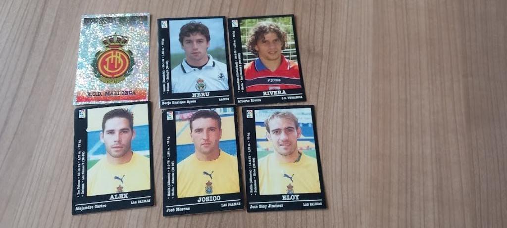 Panini La Liga 2000-2001. 10 stickers., Ophalen of Verzenden, Zo goed als nieuw, Sport