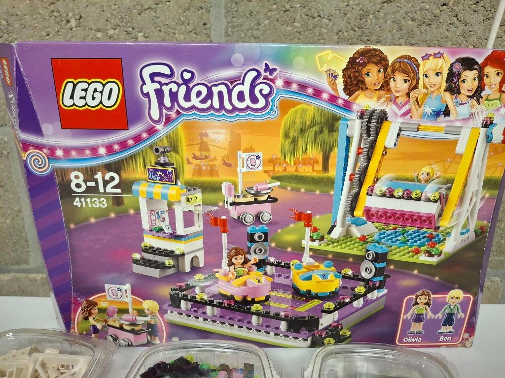 Lego Friends 41133 Pretpark botsauto's, Kinderen en Baby's, Ophalen, Zo goed als nieuw, Complete set, Lego