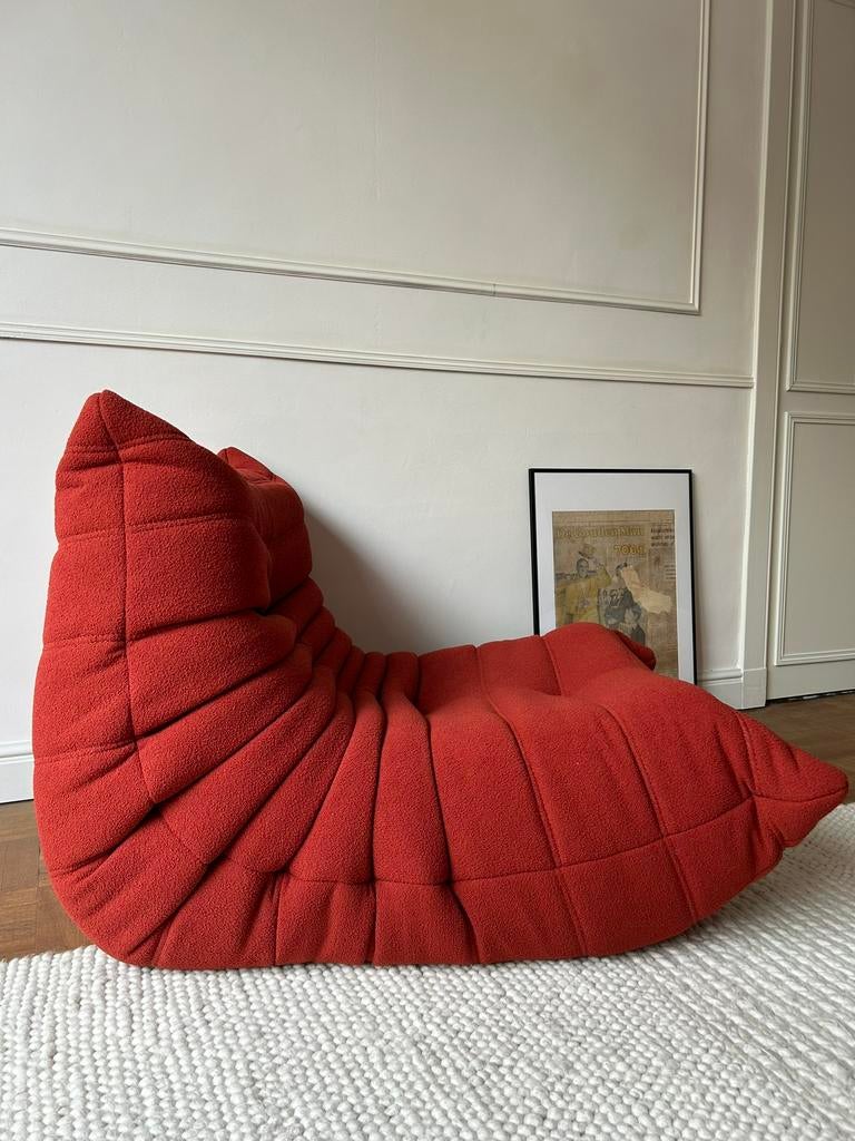 Modulaire sofa rood bouclé, Maison & Meubles, Enlèvement, Neuf, Une personne