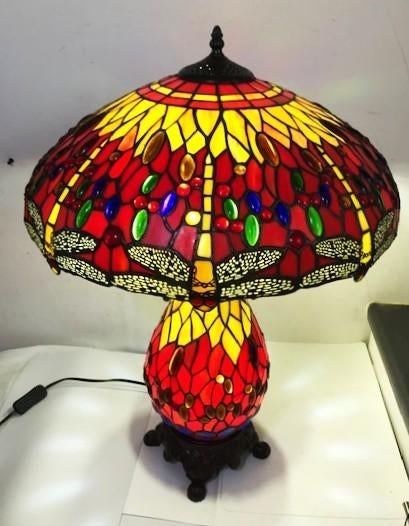 Lampe Tiffany Libellule 3 points lumineux 70 x 50✨💎😍🎁🤗👌, Enlèvement ou Envoi, Neuf