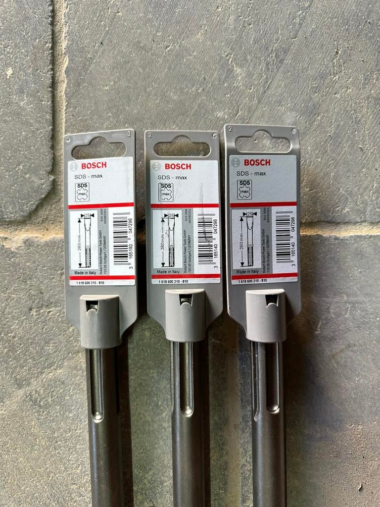 Bosch SDS-Max beitel 25mm, Doe-het-zelf en Bouw, Gereedschap | Boormachines, Ophalen, Zo goed als nieuw, Boormachine