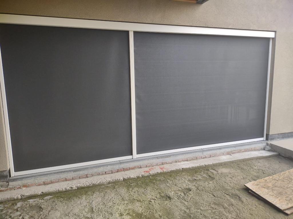 Zonnescreen RENSON wit, Ophalen, Overige typen, 160 cm of meer, Zo goed als nieuw