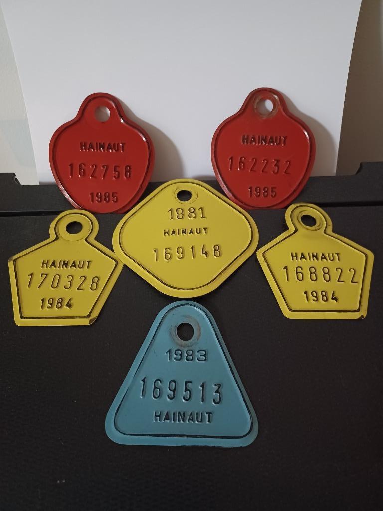 Plaques Taxe Vélo, Collections, Rétro, Enlèvement ou Envoi, Autres types