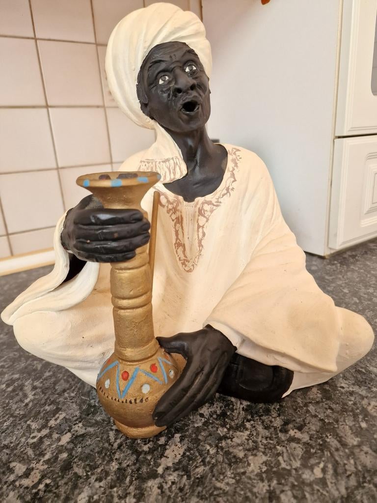 Nubische terracotta - Nubische rokende waterpijp, Ophalen