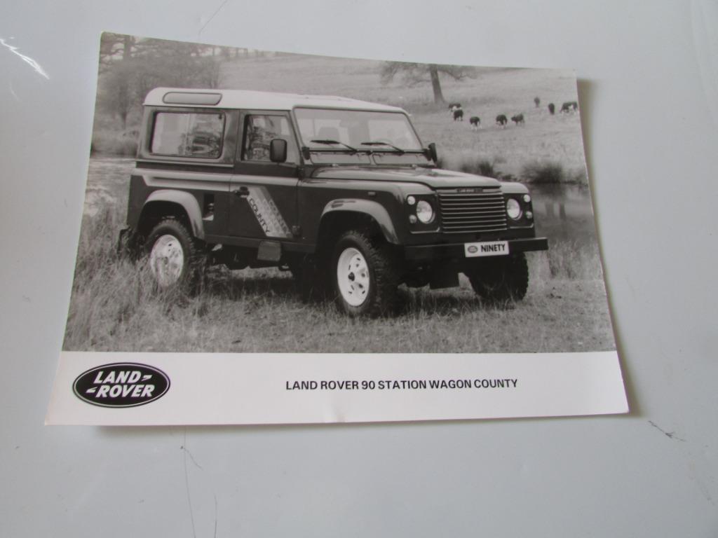 LAND ROVER 90 STATION WAGON COUNTY, 2 PHOTOS, Neuf, 1980 à nos jours, Enlèvement ou Envoi, Photo